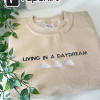 Custom Embroidered Dad Sweatshirt, Dad EST Sweatshirt with Kids Names and Heart on Sleeve, Unique Gifts for Dad, New Dad, Father’s Day Gift