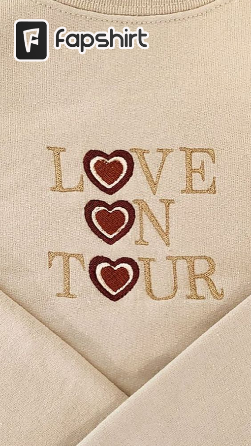 custom Harry Styles Embroidered Sweatshirt, Love On Tour Customizable Sweatshirt, Tshirt and Hoodie