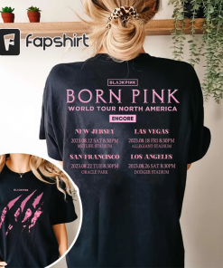 Vintage BLACKPINK BornPink Shirt, BlackPink BornPink World…