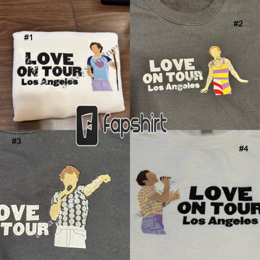 HSLOT Residency AND Europe 2022/2023 Shows – Single Show || Harry Embroidered Comfort Colors Tee Shirt, Crewneck, and Hoodie