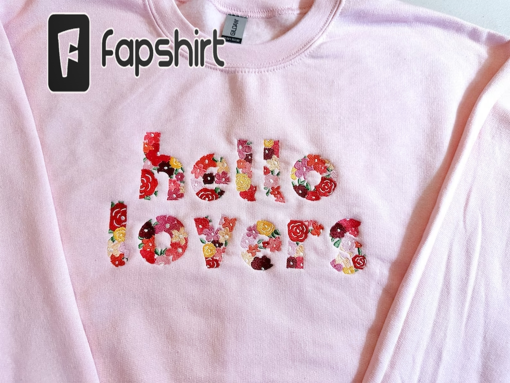 Hello Lovers – Niall Embroidered Floral Design || Tee Shirt, Long Sleeve and Crewneck