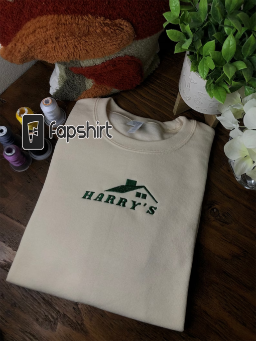 Harry’s House Embroidered Sweatshirt, Harry Styles T-shirt/Sweatshirt, Harry’s House, Love on Tour Merch