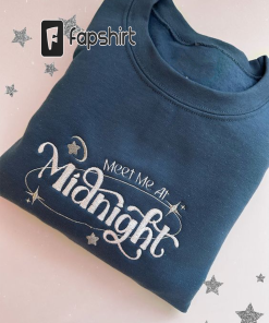 Meet Me at Midnight Embroidered Sweatshirt