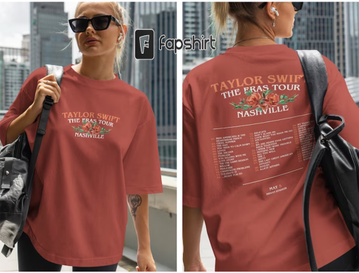 Taylor Swift Nashville TN Night 1 The Eras Tour Setlist Shirt, Eras Tour Shirt, Taylor Swift Merch