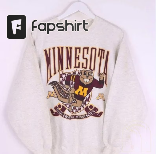 Vintage NCAA Minnesota Golden Gophers Sweatshirt, University Of Minnesota Shirt, NCAA Shirt, Vintage Shirt, Unisex T-shirt Sweatshirt