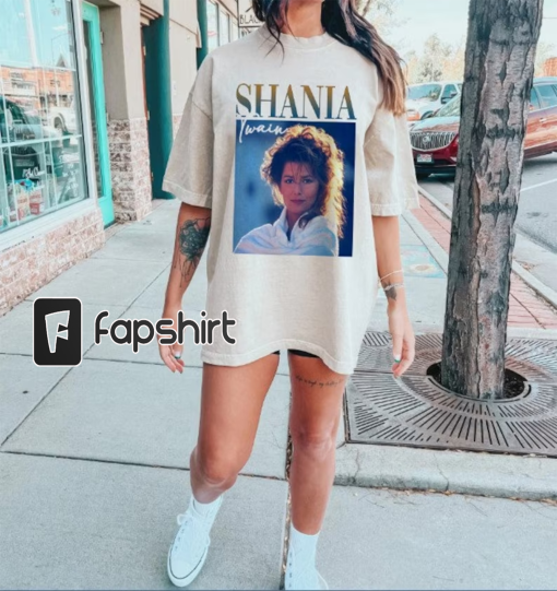 Shania Twain 90s, Shania Twain vintage tshirt, Retro Shania Twain T-shirt Gift for fan, men, women unisex T shirt