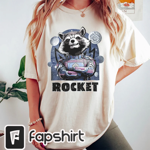 Comfort Colors Vintage Rocket Raccoon Shirt, Marvel Studio Guardians Of The Galaxy Vol 3 Shirt, Rocket Raccoon Shirt, Marvel Gifts Shirt