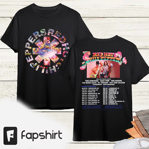 Red Hot Chili Peppers 2023 Tour Shirt, Red Hot Chili Peppers Shirt, Red Hot Chili Peppers Tour 2023 Shirt, Red Hot Chili Peppers World Tour