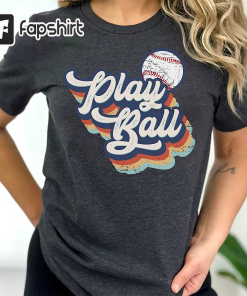 Play ball Shirt, baseball tee, vintage retro…