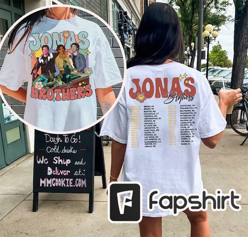 Retro Jonas Brothers Comfort Colors® Shirt, Joe Jonas Double sided shirt, Jonas Brothers Tour Shirt, Jonas Retro 90’s Sweater