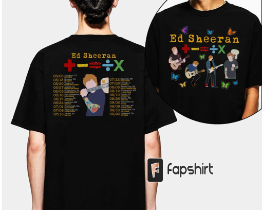 Ed Sheeran Tour 2023 Bad Habit Shirt, Ed Sheeran Concert T Shirt, The Mathletics Tour Shirt, 2023 Music Concert Tee, Music Tour Shirt