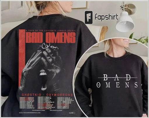 Bad Omens Band Music Tour 2023 Shirt, A Tour Of The Concrete Jungle Tour 2023, Bad Omens Shirt, Concrete Jungle Tour 2023 Shirt