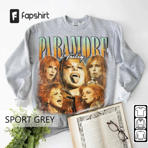 Paramore Merch T-shirt – Great Design Art from their Riot Album, World Tour & Iconic Band Lyrics for Women