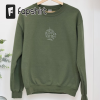 Pedro Pascal Embroidered Sweatshirt, Daddy Is a State Of Mind Embroidered Crewneck Sweatshirt, Trending Shirts ETREN026