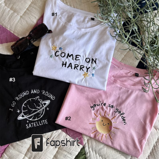 Satellite Embroidered Sweatshirt, Satellite Baby, Come On Harry Hoodie, Harry Love On Tour Merch, Harry’s House Tee, Gift For Fan