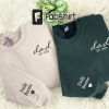 Custom FATHER Sweatshirt, Embroidered FATHER gift for Father Day