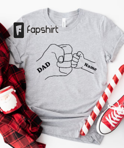 CUSTOM Father’s Day Family Fist Bump Shirt,…