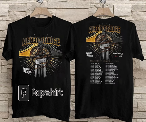 Pawns and Kings North America Tour 2023 T-Shirt, Alter Bridge Tour Date 2023 T-Shirt, Alter Bridge T-Shirt, Alter Bridge Tour 2023 Shirt