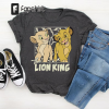 Vintage Floral Lion King Comfort Color Shirt, Retro Floral Disney T-Shirt, Disney Timon And Pumbaa Tee, Disneyland Shirt, Animal Kingdom