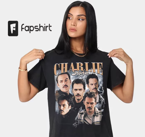 Charlie Swan Vintage 90’s Tee, Billy Burke Fan Made Tee, Team Charlie Tee, The Original Shirt, Tshirt Movie Shirt,Meme SA