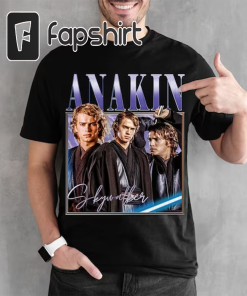 Anakin Skywalker Shirt, Vintage Anakin Skywalker T-shirt,…