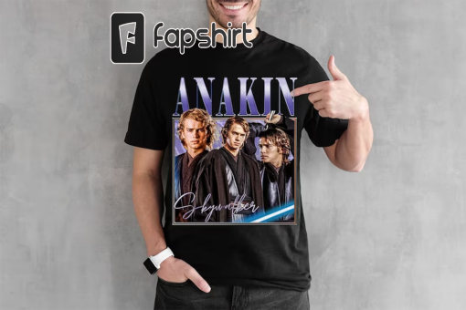 Anakin Skywalker Shirt, Vintage Anakin Skywalker T-shirt, Retro Anakin Skywalker Shirt, Vintage 90s Shirt, Gift For Fan