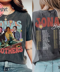 Retro Jonas Brothers Shirt, Joe Jonas Double…