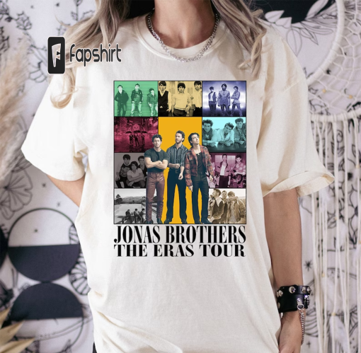 Retro Jonas Brothers The Eras Tour Comfort Colors Shirt, Jonas Brother Merch, Jonas Brothers Fan Tees, Joe Jonas Homage Shirt