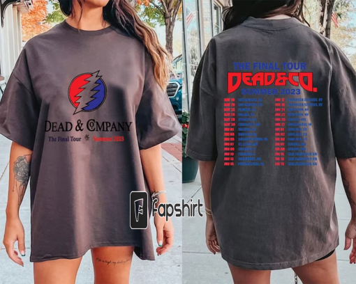 Dead and Company The Final 2023 Summer Tour T-Shirt, Dead Co The Final Tour 2023 T-Shirt, Dead and Company Shirt, Tour 2023 Shirt, Rock Fans