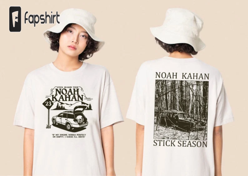 Sticky Season tour 2023 Noah Kahan double side print T-shirts, Noah Kahan SHIRT