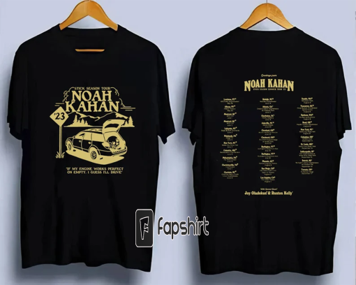 Noah Kahan Sticky Season full dates tour shirt, Noah Kahan 2023 tour Vintage Retro Aesthetic Inspired Shirt, Noah Kahan Shirt, Noah Fan Gift