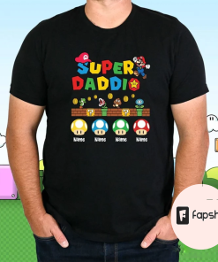 Super Daddio | Father’s Day tee, Mario…