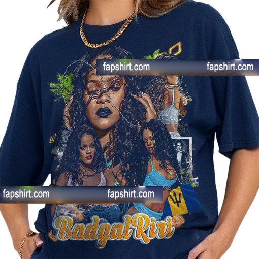 Limited Rihanna Badgal Riri T-Shirt, Gift For Women and Man Unisex T-Shirt