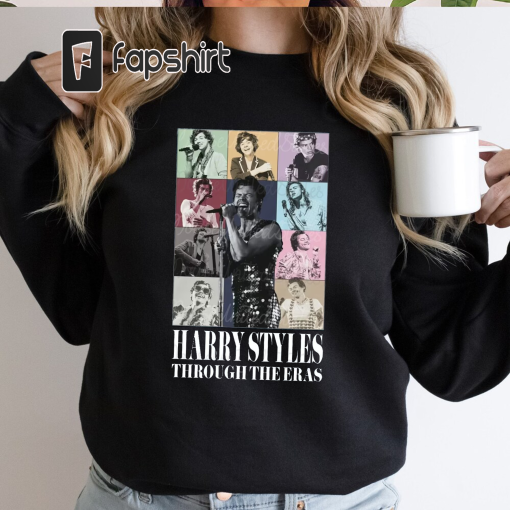 Harry Styles Through The Eras Shirt, Harry Styles Merch, Harrys House Tee, Frat Boy Harry Shirt For Men Women