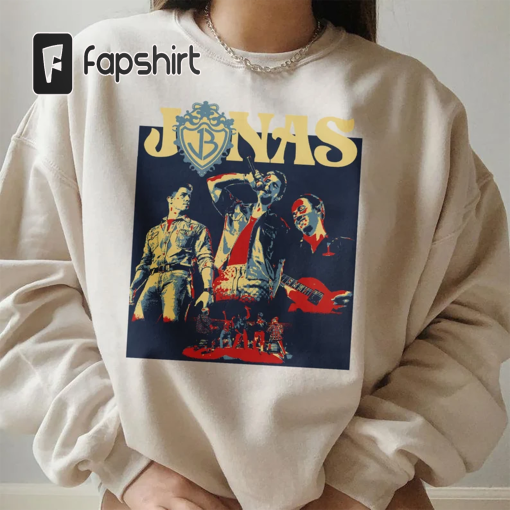 Retro Jonas Brothers Shirt, Joe Jonas Thirt, Five Albums One Night Shirt, Jonas Retro 90’s Sweater, Jonas tour 2023