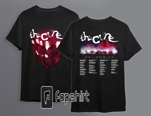 The Cure 2023 North American Tour Dates T-Shirt, The Cure Shows of a Lost World US Tour 2023 T-Shirt, 2023 Tour Concert Shirt