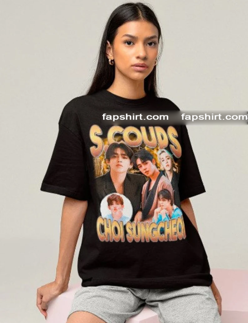 Seventeen S.Coups Retro 90s T-shirt – Seventeen Kpop Tee – Kpop Merch – Kpop Gift for her or him – Seventeen Carart Tee – Bootleg Tee