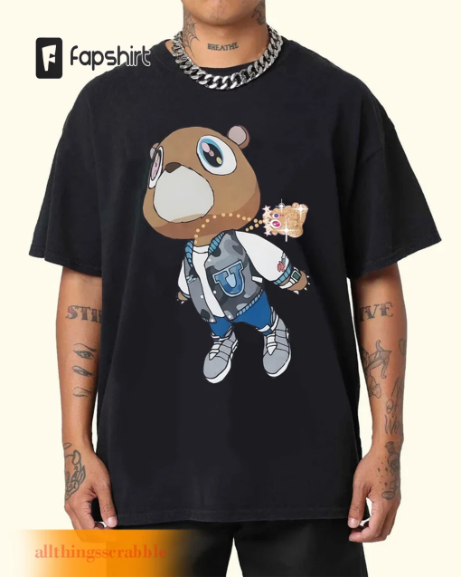 Kanye West Graduation Dropout Bear Shirt, Kanye West Sweatshirt, Kanye West Graduation Shirt