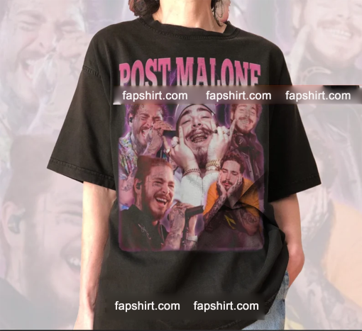 Vintage Post Malone Shirt, Post Malone Europe Tour Vintage Bootleg Shirt, Posty Shirt, Twelve Carat Tour 2023,90s Graphic Tee