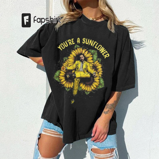 Sunflowers Posty T Shirt, Posty Sweatshirt, Rapper Tshirt, Love Rapper, Fan Post Malone, Fan Gift Merch, Posty Twelve Carat Europe Shirt