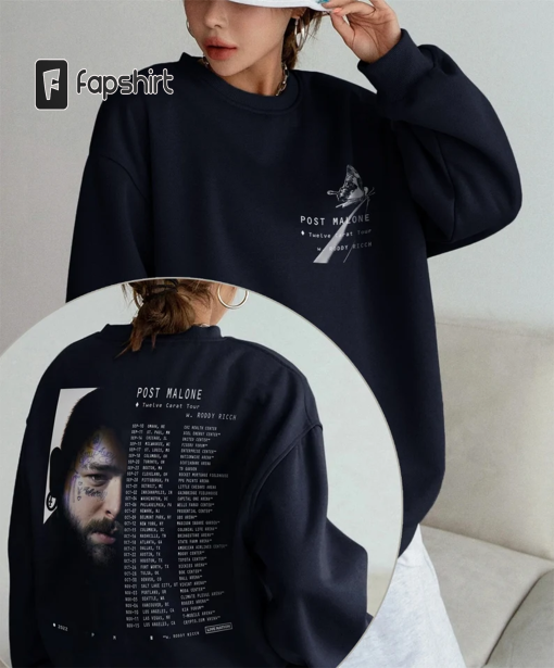 Posty Shirt, Twelve Carat Hoodie, PM Twelve Carat Tour Shirt, Sweatshirt, Fan Gift (on 2 sides)