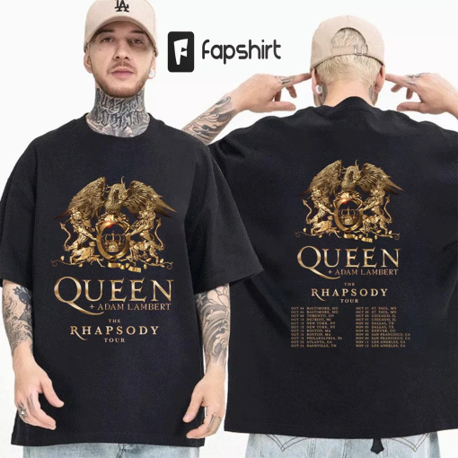 Queen The Rhapsody Tour 2023 Shirt, Queen Rock Band Fan Shirt, Queen 2023 Concert Shirt, The Rhapsody 2023 Concert Shirt, Queen Fan Shirt