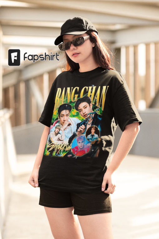 Stray Kids Bangchan Retro Bootleg T-shirt – stray kids shirt – Kpop Tshirt – Kpop Gift For her or him – Skz Shirt