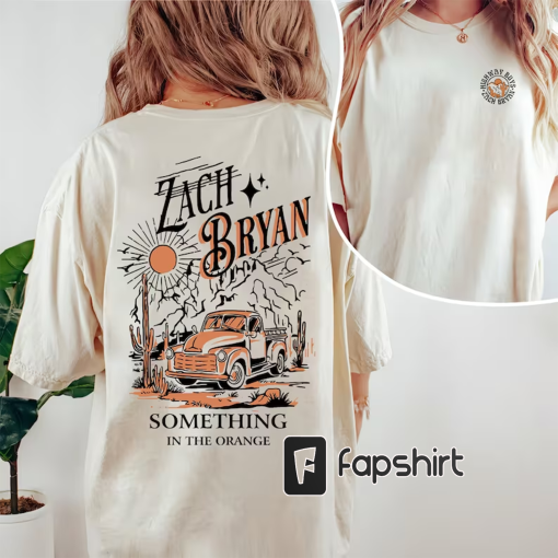 Zach Bryan Highway Boys Comfort Colors Shirt, Something In The Orange Shirt