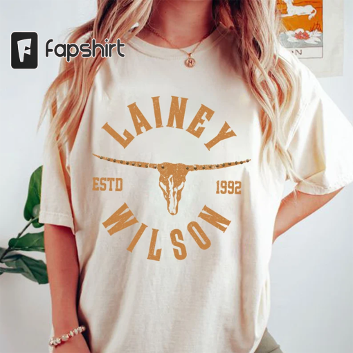 Lainey Wilson ESTD 1992 T-Shirt, Lainey Wilson Bullhead Shirt, Country Music, Lainey Wilson, Lainey 2023 Tour, Western Tee, Lainey Fan Gift