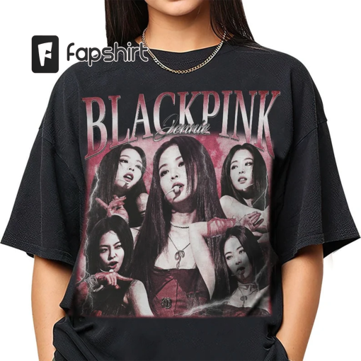 Born Pink Merch Tee – Classic & Alternative Pop Aesthetic with Jennie Twist