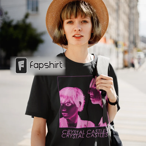 Limited Crystal Castles Unisex T-Shirt – Music Band Graphic Tee – Alice Glass Poster – Ethan Kath Merch – Gift for her – Gift for him