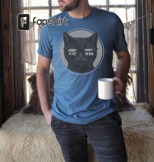 Cat Dad Gift, Cat Dad, Cat Lover Shirt, For Him, cat themed gifts, Gift for Cat Dad, Cat Dad Shirt, Cat Lover Gift Men, For Dad, Cat Gift