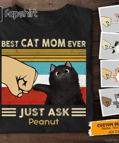 Personalized Retro Best Cat Dad Ever Just…