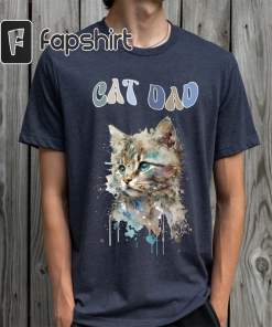 Cat tee for Dad, Shirt for Dad,…